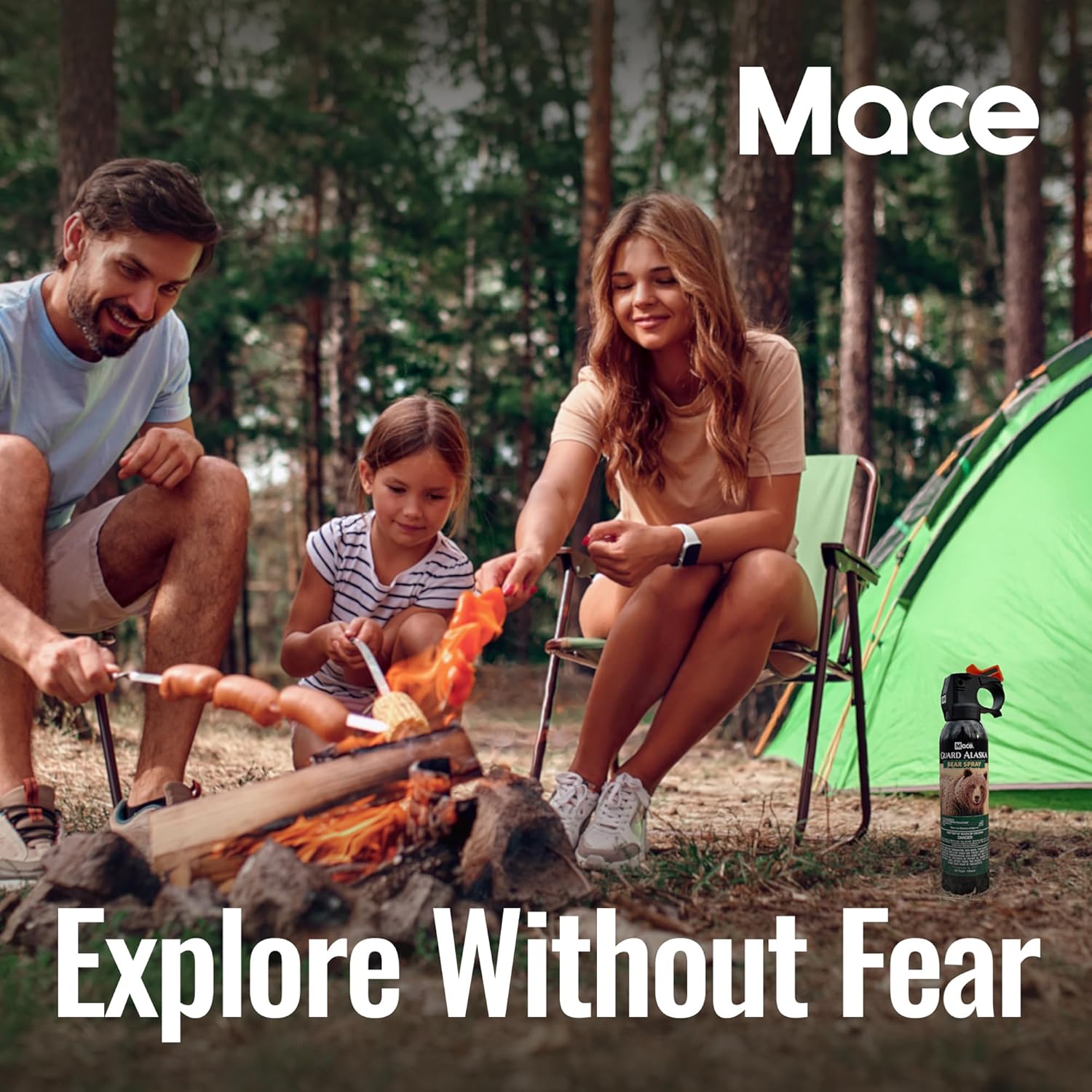 Mace Brand Guard Alaska Bear Deterrent Self Defense Spray, 9.17 oz, 20 Feet Range, Max Strength 20% OC Wildlife Safe Formula