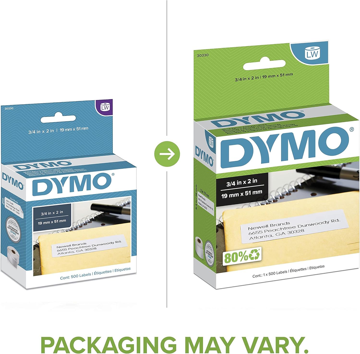 DYMO LW White Address Labels for LabelWriter Printers