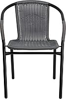 Flash Furniture Lila Rattan Stackable Indoor/Outdoor Dining Chairs