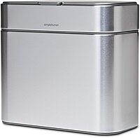 simplehuman Compost Caddy, Detachable and Countertop Bin, 4 Liter / 1.06 Gallon, Brushed Stainless Steel