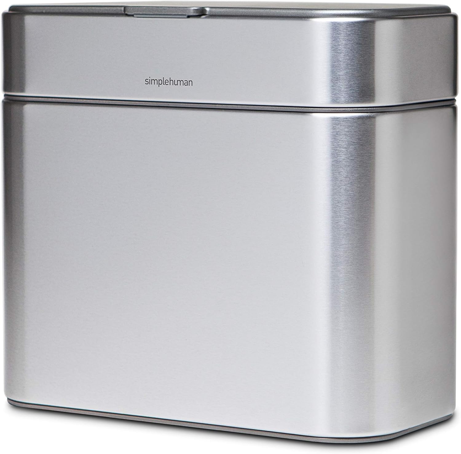 simplehuman Compost Caddy, Detachable and Countertop Bin, 4 Liter / 1.06 Gallon, Brushed Stainless Steel