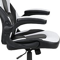 FLASH FURNITURE Gaming Desk and Racing Chair Set with Cup Holder and Headphone Hook