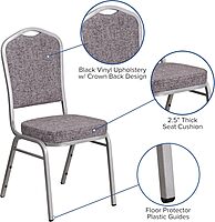 Flash Furniture HERCULES Series Crown Back Stacking Banquet Chair