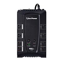 CyberPower CP685AVRG AVR UPS Battery Backup and Surge Protector, 685VA/390W, 8 Outlets, Compact, UL Certified CP685AVRG UPS System