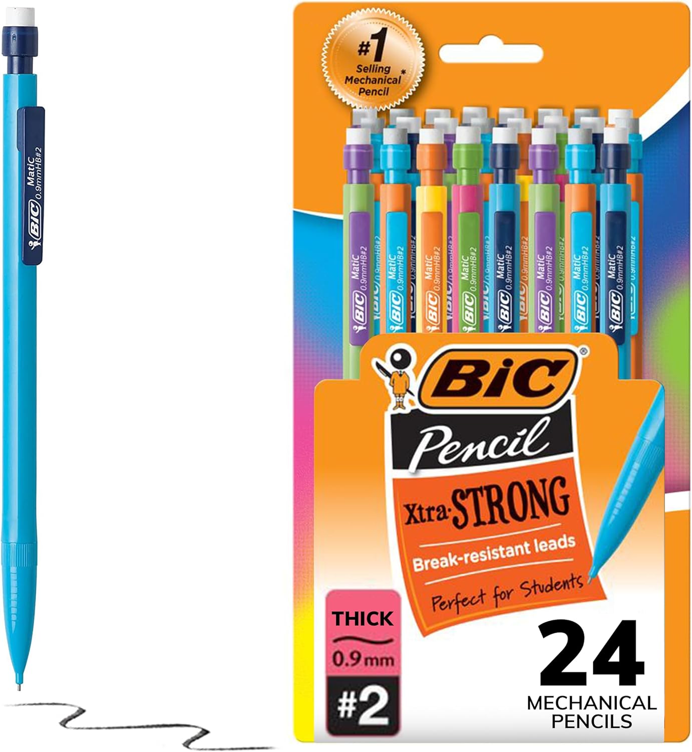 BIC Xtra Mechanical Pencils with Erasers