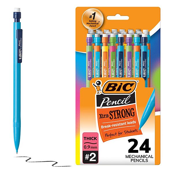 BIC Xtra Mechanical Pencils with Erasers