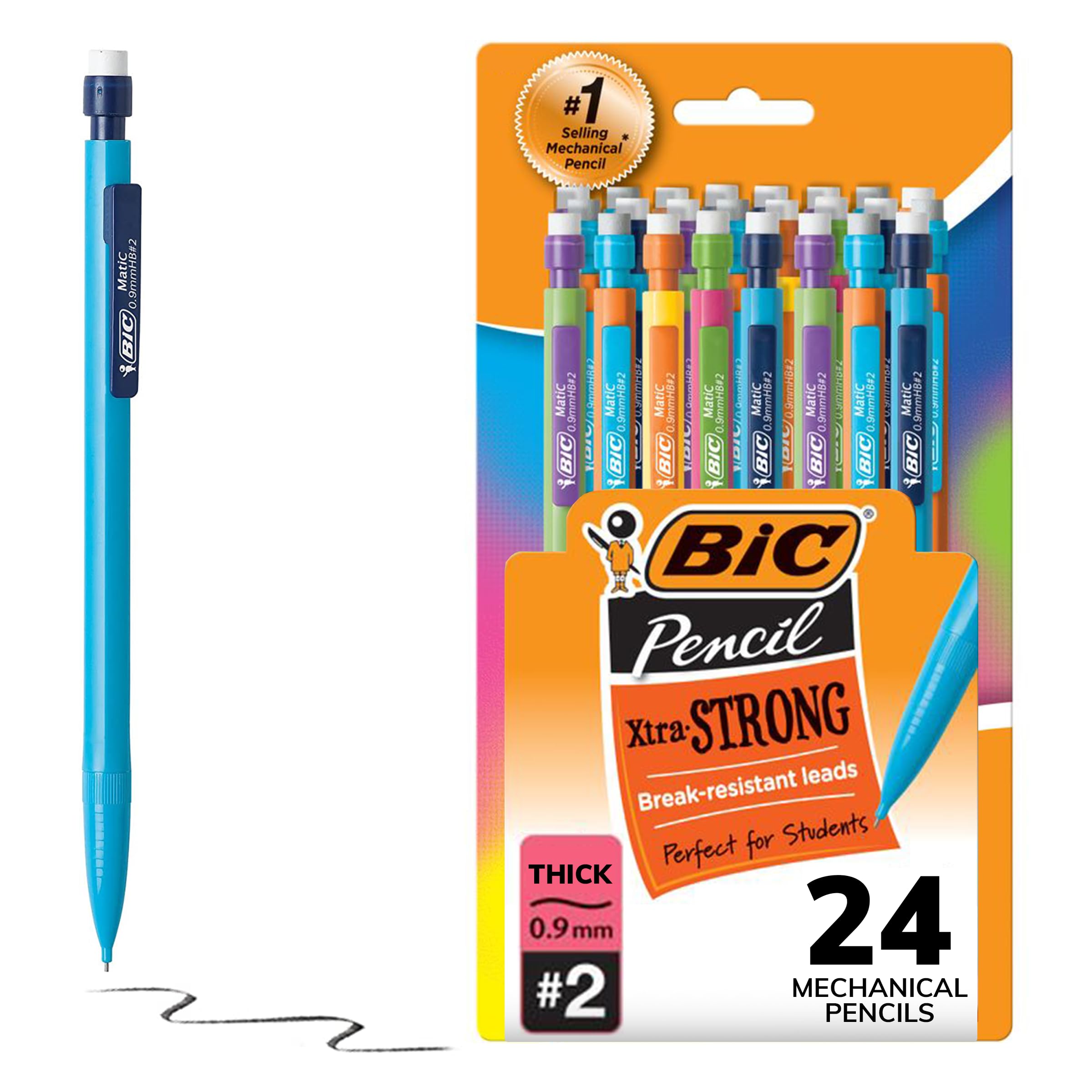 BIC Xtra Mechanical Pencils with Erasers