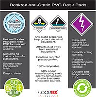 FLOORTEX Desktex Anti-Static Vinyl Desk Pad
