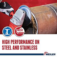 Weiler Tiger 7 in Type 29 Zirconia Alumina Flap Disc, Aluminum Backing