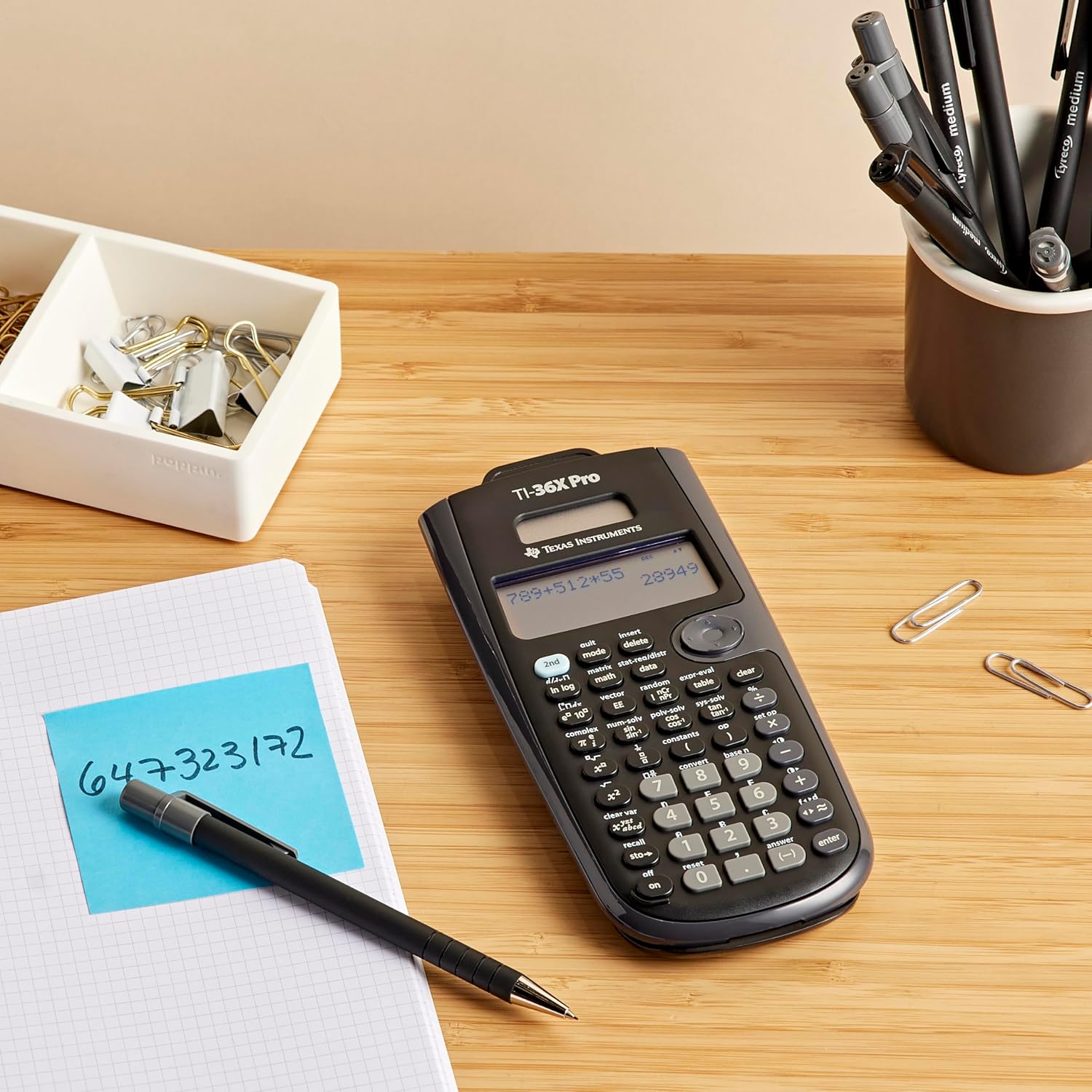 Texas Instruments TI-36X Pro Engineering/Scientific Calculator - 4-line MultiView (Black)