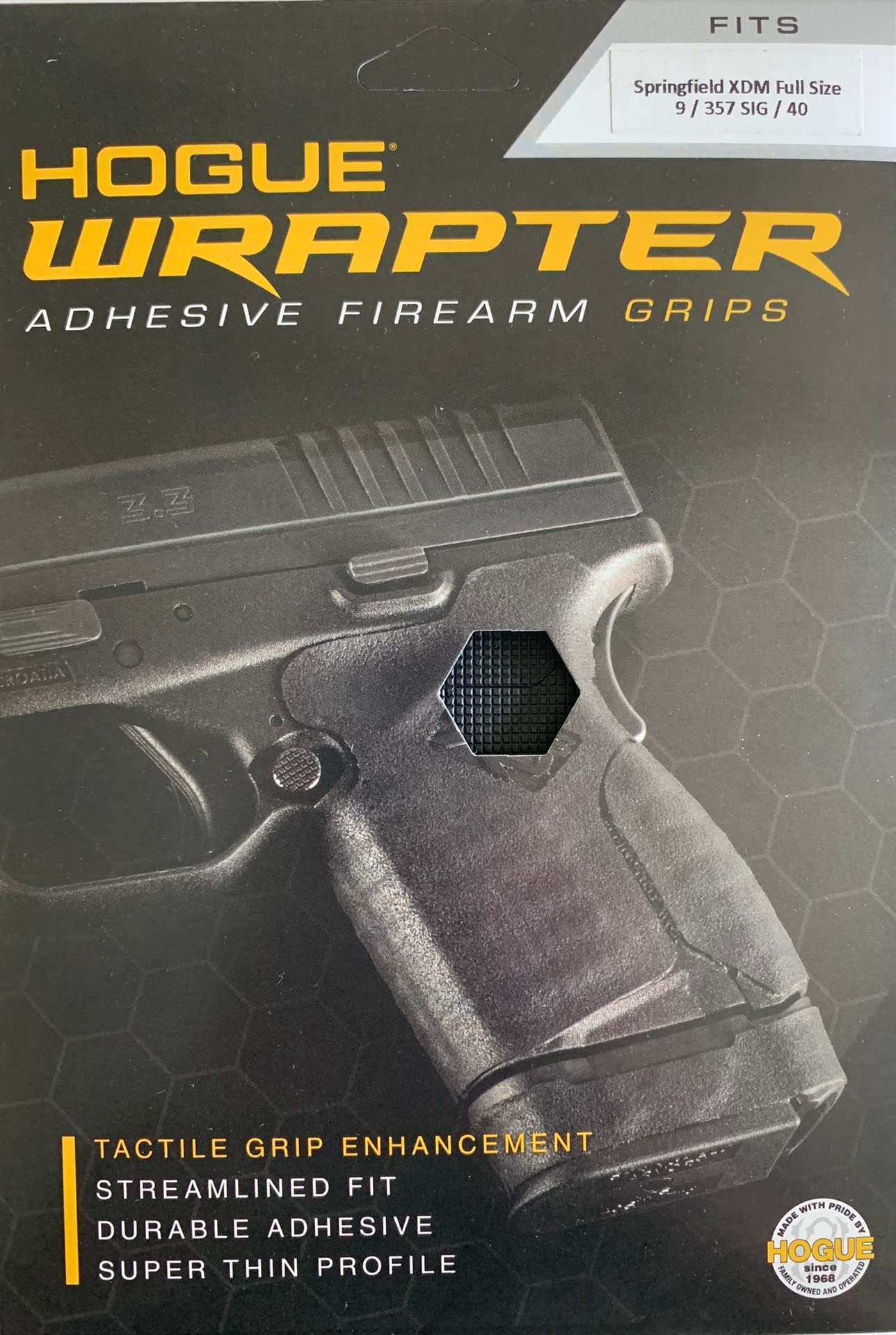 Hogue Springfield XDM FS Wrap Rub BT BLK AB