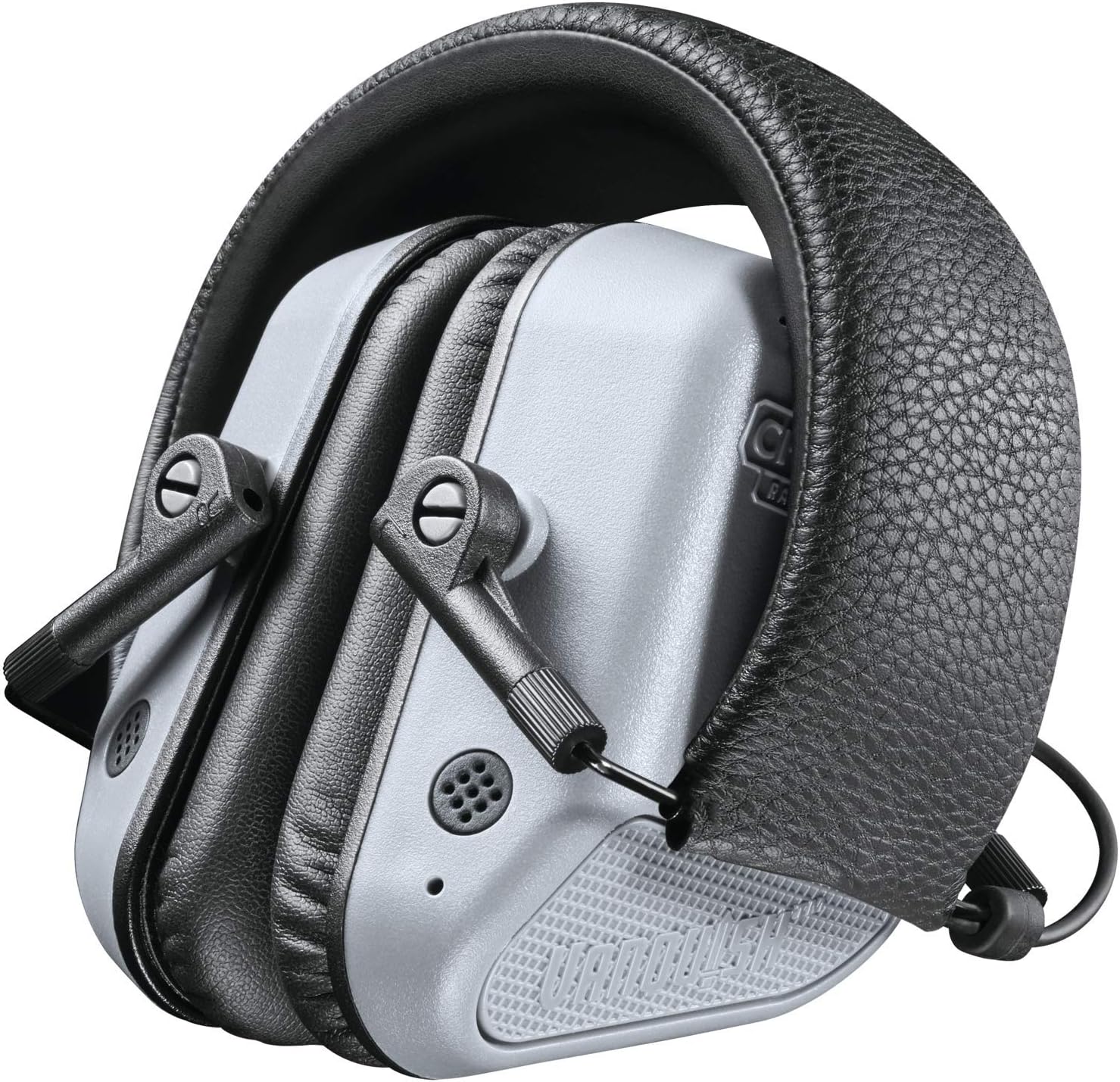 Champion Targets 40982 Vanquish Pro Elite Electronic Hearing Protection Earmuffs, Gray