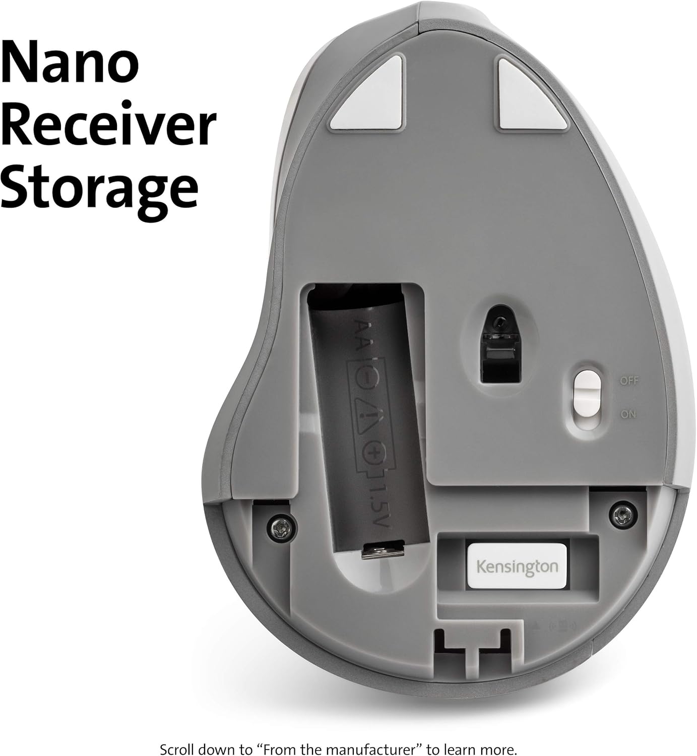 KENSINGTON Pro Fit Ergo Vertical Wireless Mouse