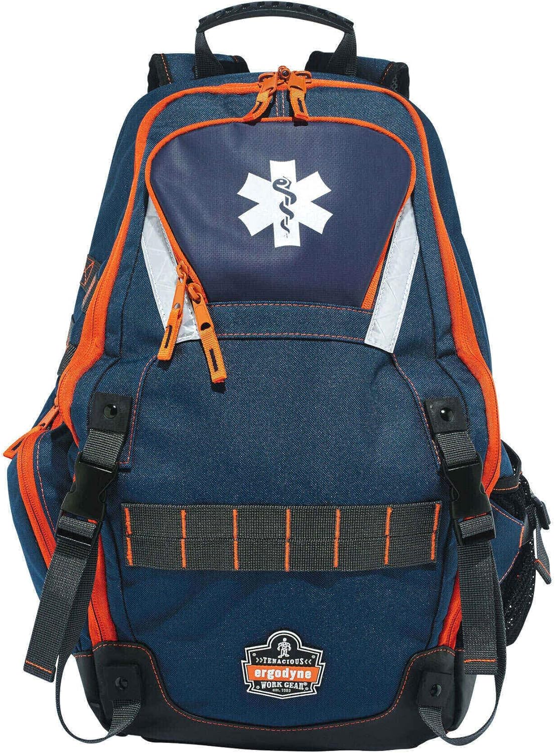 Ergodyne Arsenal 5244 Medic First Responder Trauma Backpack Jump Bag for EMS, Police, Firefighters, Blue Ems Bag