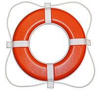 Taylor Made Foam Ring Buoy - 24" - Orange w/White Grab Line