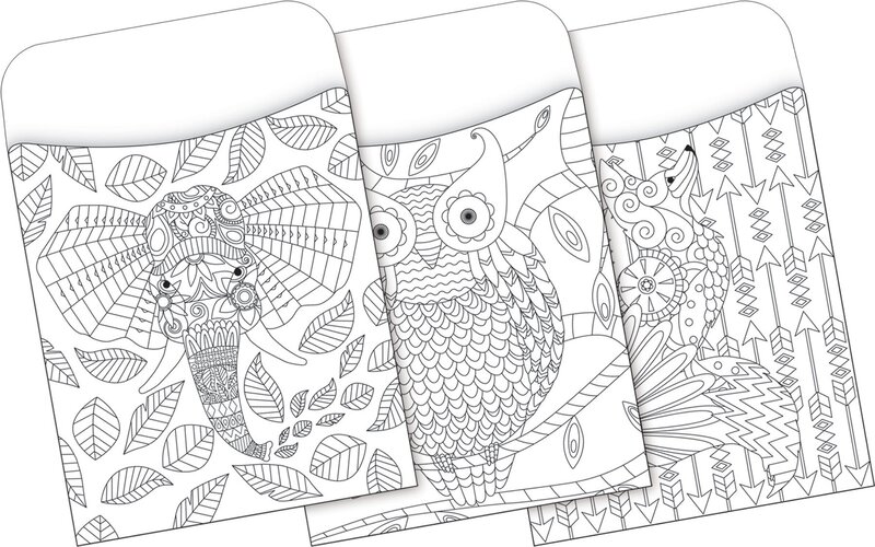 Barker Creek Peel & Stick Library Pockets, Color Me!