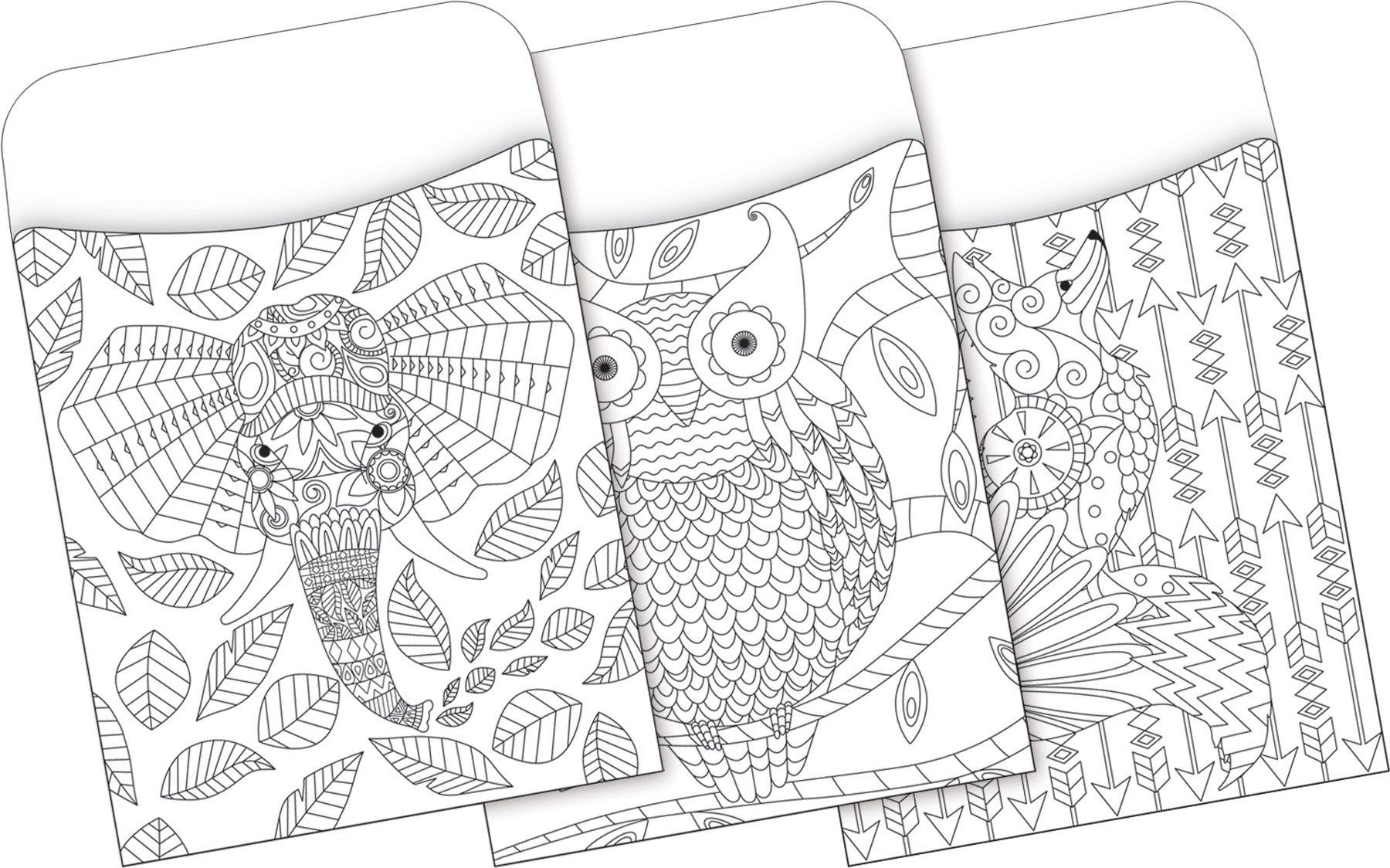 Barker Creek Peel & Stick Library Pockets, Color Me!