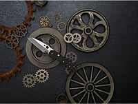 Spyderco Smock Premium Flipper Knife with 3.45" CPM S30V Steel Hollow-Ground Blade and Textured Carbon Fiber G-10 Handle