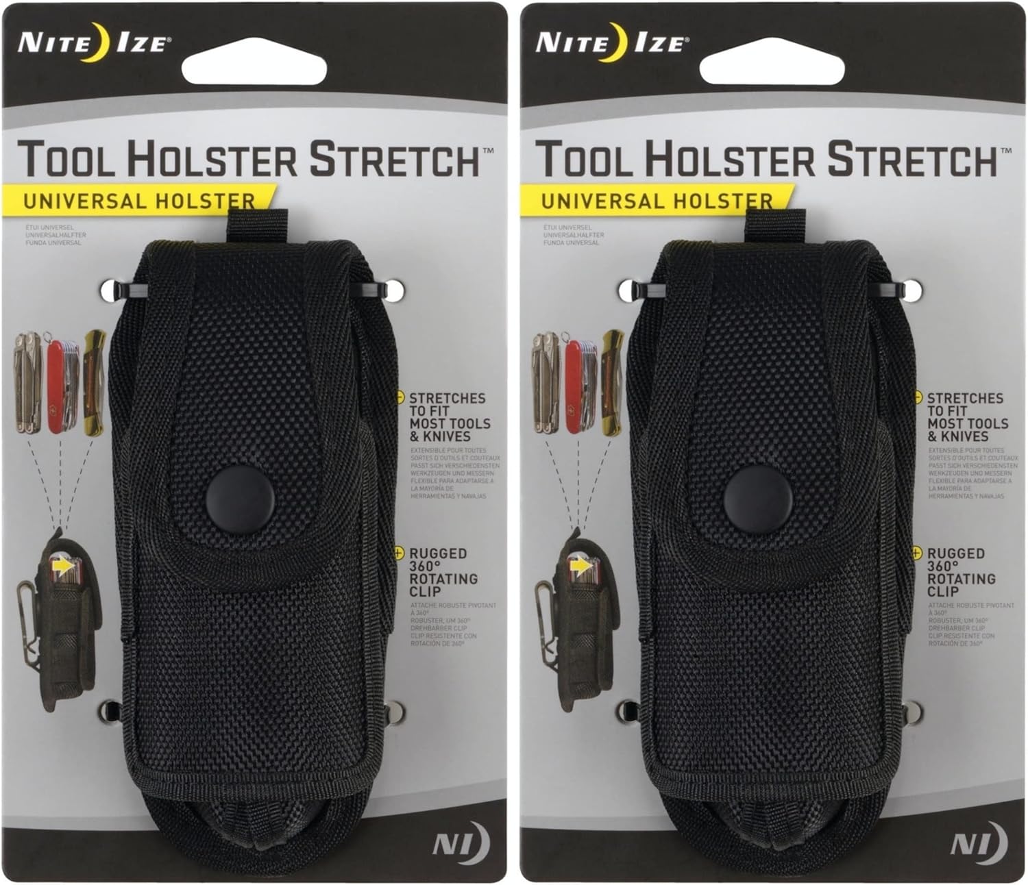 Nite Ize Tool Holster Stretch Universal Holster Black