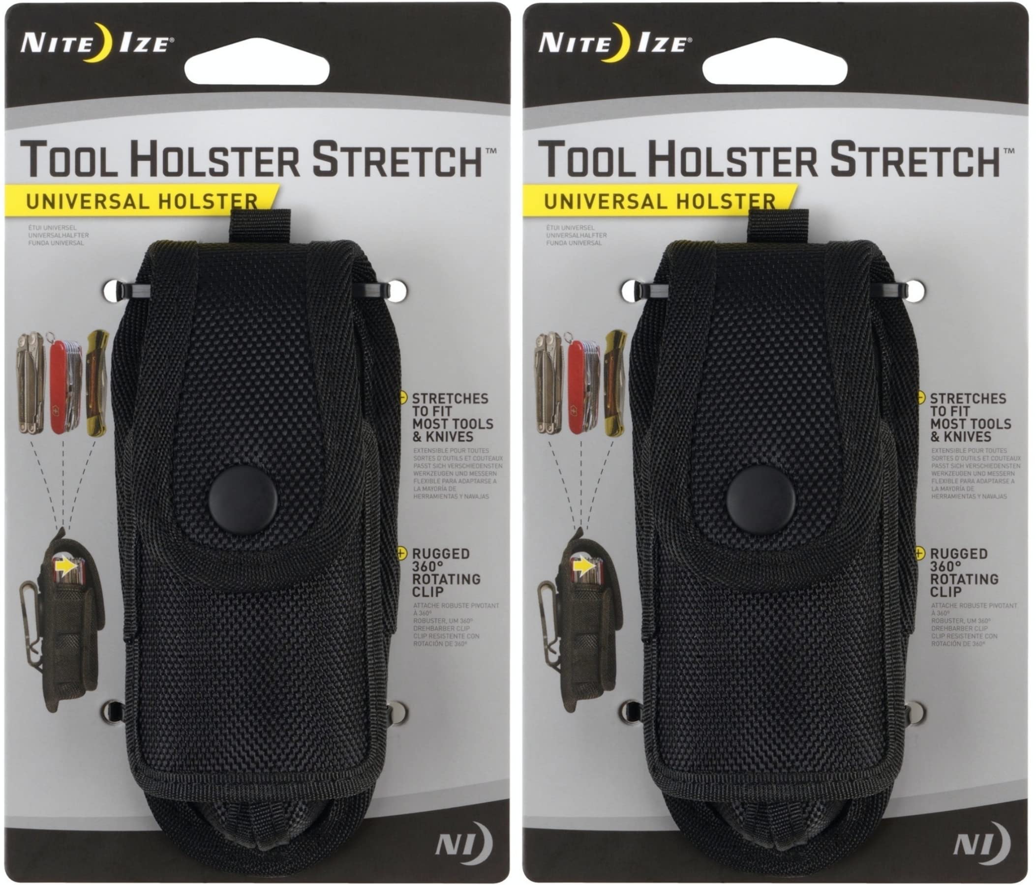 Nite Ize Tool Holster Stretch Universal Holster Black