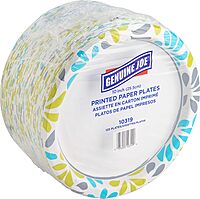 Genuine Joe Printed Disposable Paper Plates