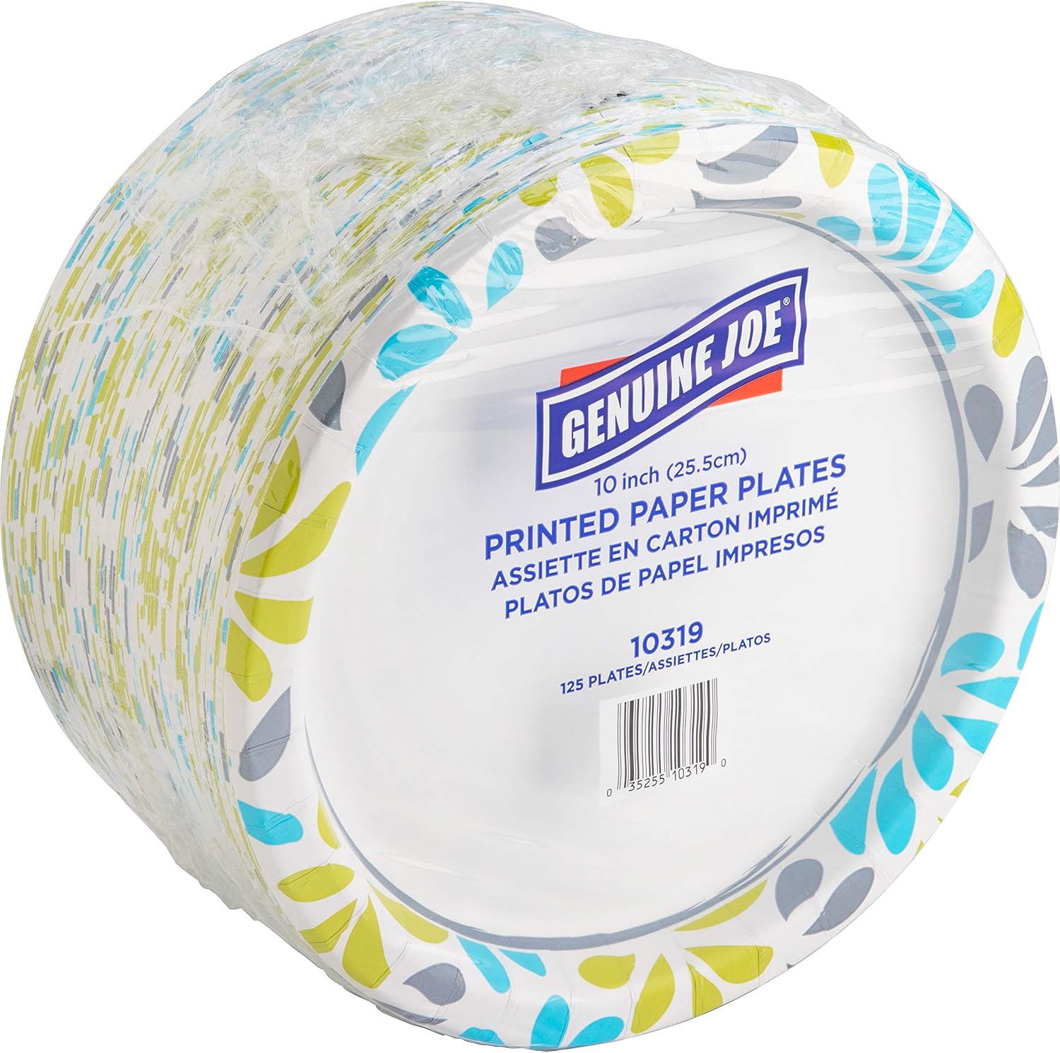 Genuine Joe Printed Disposable Paper Plates
