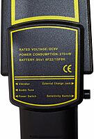 Uzi Handheld Portable Metal Detector Wand for Adults, High Adjustable Sensitivity, Security Scanner, One Switch Operation