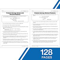Carson Dellosa The 100 Series Algebra Workbook, Math Book for Grades 7 and Up Covering Fractions, Ratio, Algebraic Expressions, and More, Classroom or Homeschool Curriculum (Volume 2)