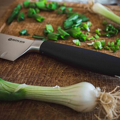 Boker Core Professional Santoku Knife with Fluted Hollow Edge 130835