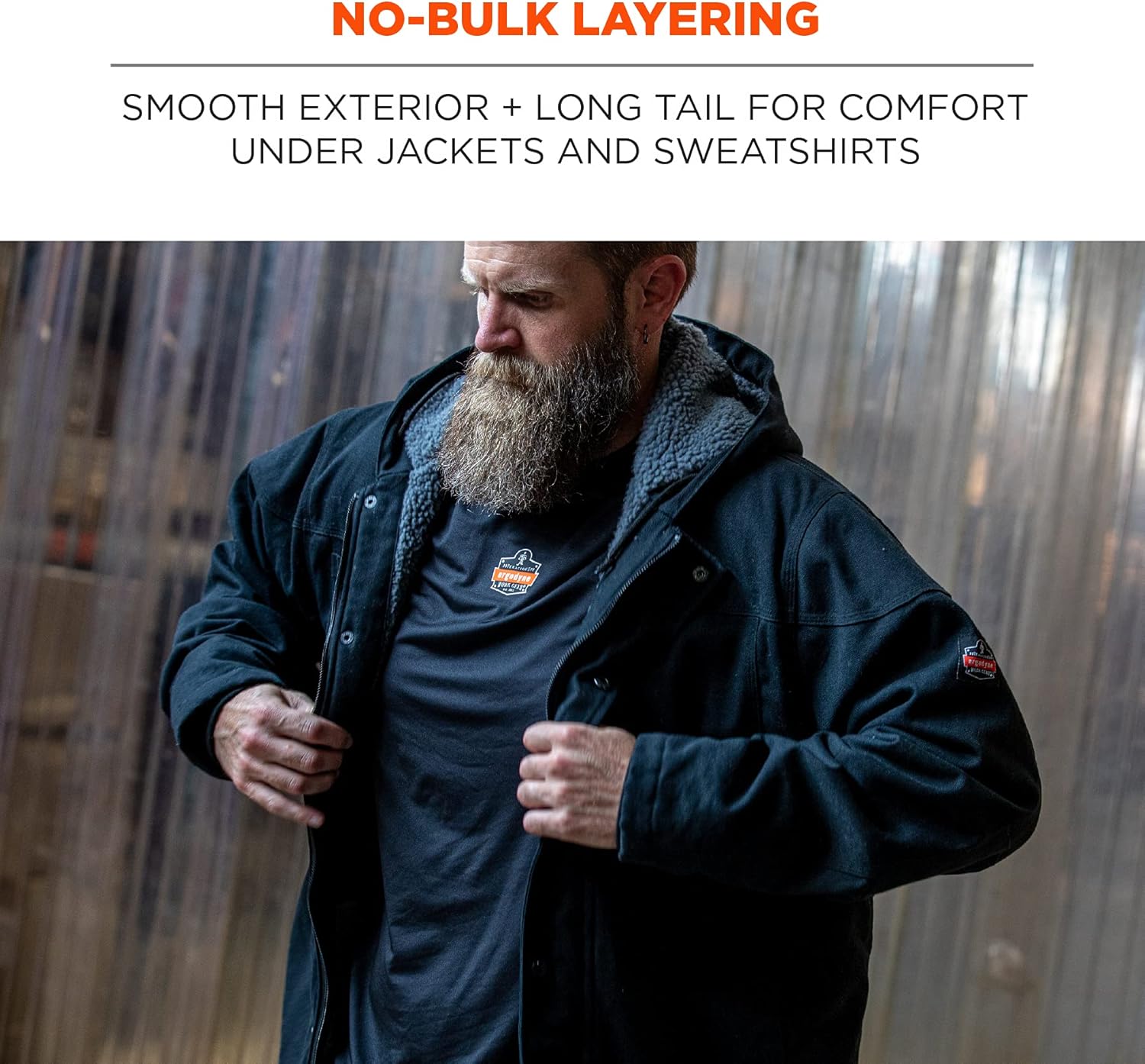 Ergodyne N-Ferno 6436 Long Sleeve Lightweight Base Layer Shirt