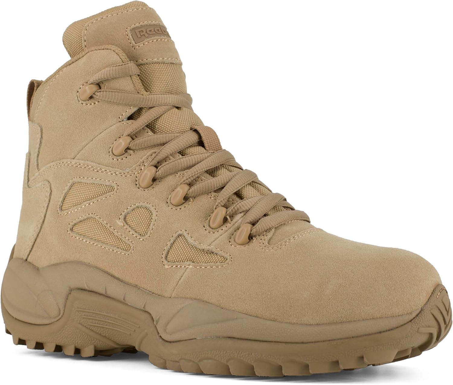 Reebok Men's RB8694 Rapid Response RB Composite Toe 6" Tactical Boot with Side Zipper