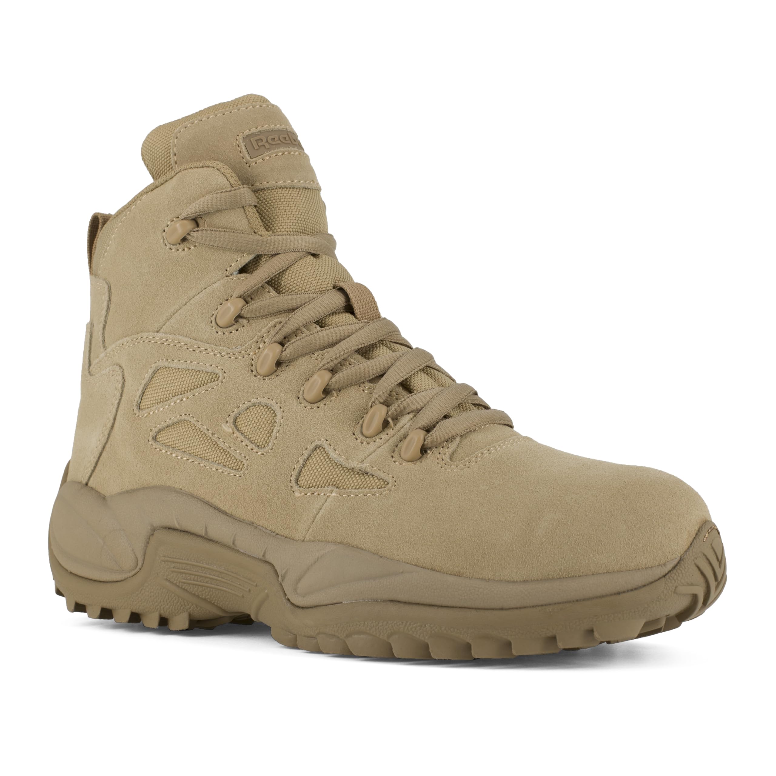 Reebok Men's RB8694 Rapid Response RB Composite Toe 6" Tactical Boot with Side Zipper