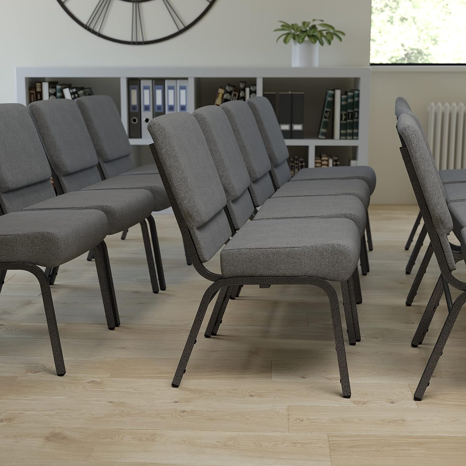 Flash Furniture HERCULES Series 21inW Stacking Church Chair