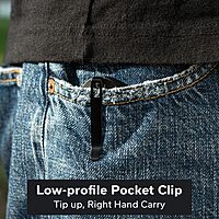 CIVIVI Crabby Pocket Knife, EDC Folding Knife for Men Women with Swedish 14C28N Blade Contoured Micarta Handle, Designed by Ken Onion Jr. C24055-3 Black