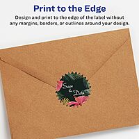 Avery Durable Waterproof Starburst Labels, Sure Feed Technology, 1"