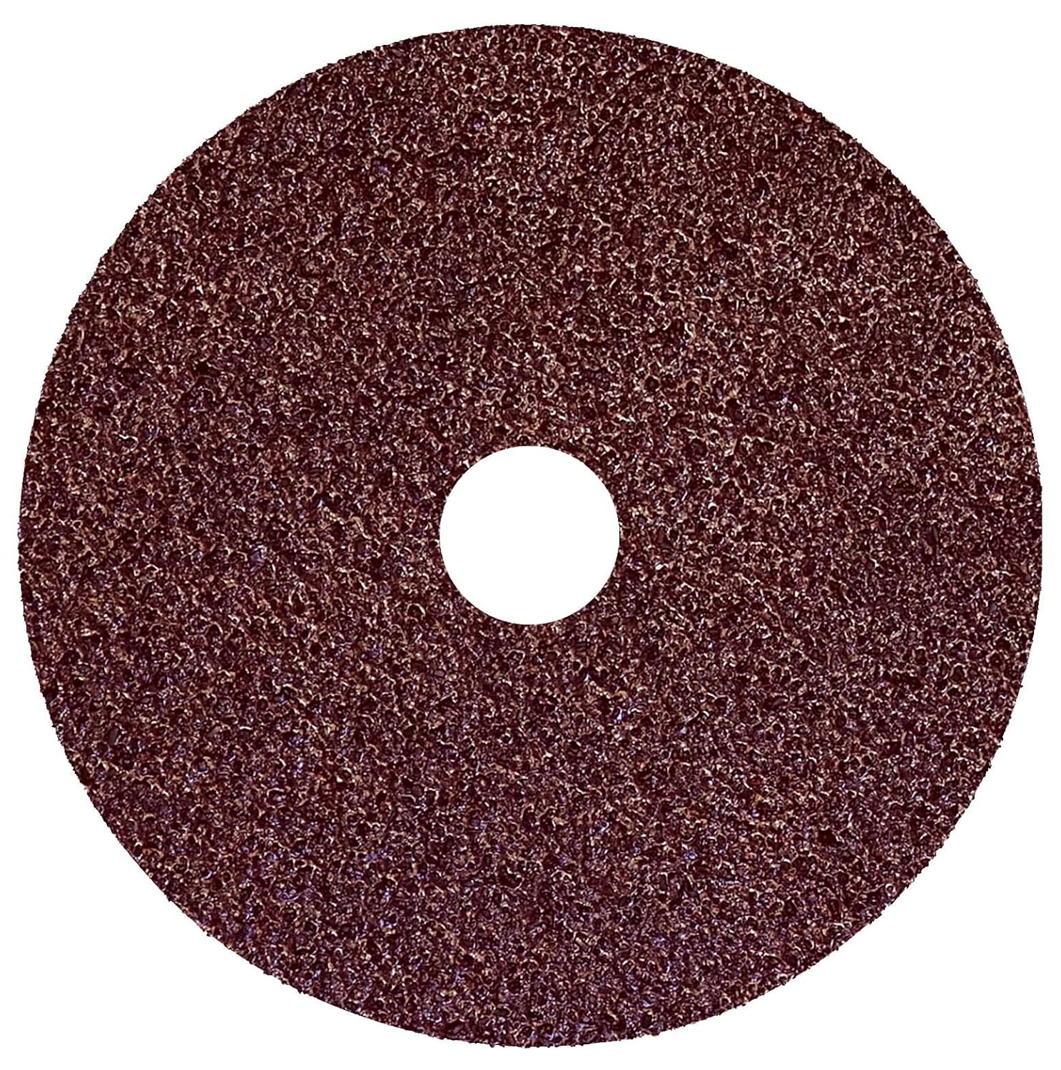 Weiler 59501 Tiger 7/8" Arbor, 5" Diameter, 24 Grit, Aluminum Oxide, Fiber Backing, Resin Fiber Disc
