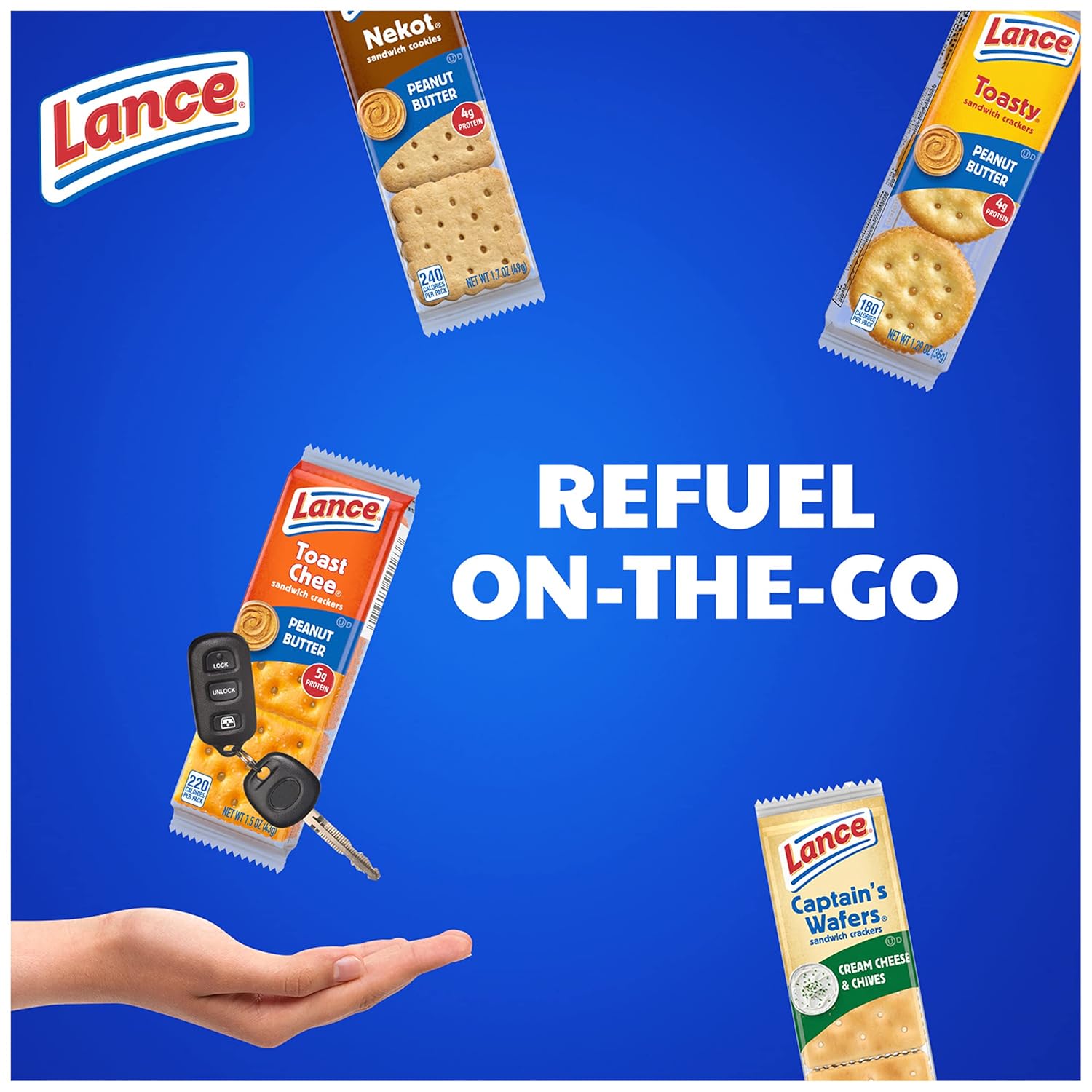 Lance Sandwich Crackers Variety Pack, 36 Ct (Pack of 36) Variety Pack 1.52 Ounce (Pack of 36)