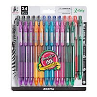 Zebra Pen Z-Grip Retractable Ballpoint Pen, Medium Point 1.0 mm