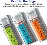 Avery Durable Waterproof Rectangle Labels, Sure Feed Technology, 0.75" x 3.5", 500 Total, Oil and Tear-Resistant Waterproof Labels, Print-to-The-Edge, Laser/Pigment-Based Inkjet Printable 500 labels