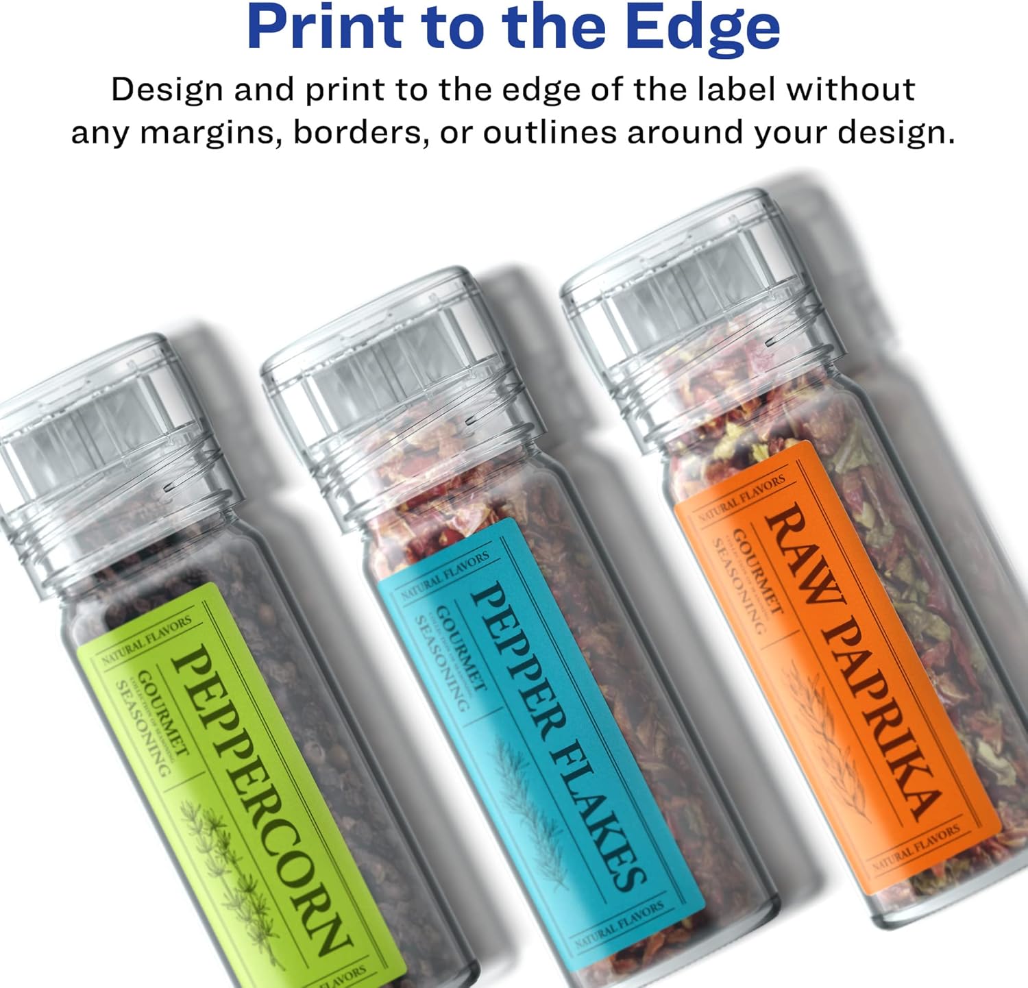 Avery Durable Waterproof Rectangle Labels, Sure Feed Technology, 1" x 3"