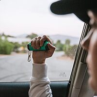 SABRE Safe Escape 3-in-1 Pepper Gel Spray with Seat Belt Cutter and Window Breaker