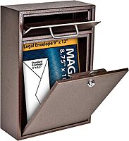 Mail Boss High Security Locking Wall-Mount Mail Drop Box