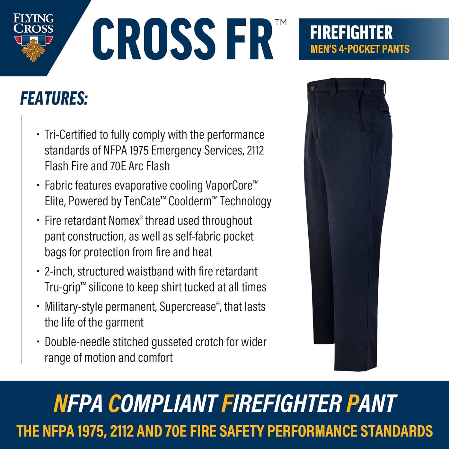 FLYING CROSS Cross FR Men's Firefighter Pants