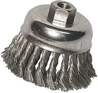 Knot Cup Brushes - 6" knot cup sr-6.025 5/8-11