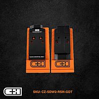 C+H Precision Red Dot Mounting Plate | Compatible with CZ Shadow 2 Optics Ready Models and Compatible with Trijicon RMR/SRO