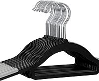 Elama Home Cloths Hanger, Non-Slip, 50 Piece Set (ELH-006-BKGR)