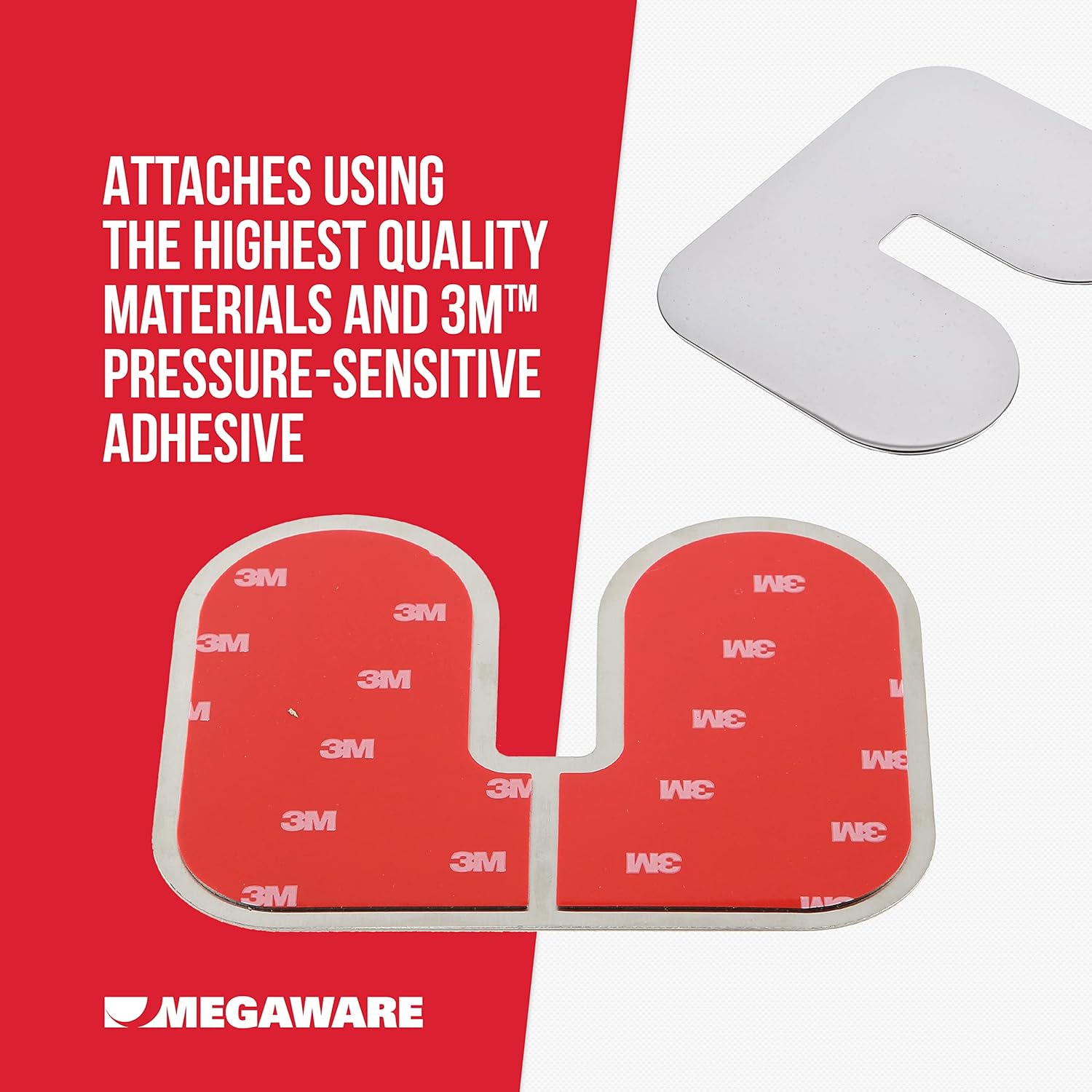 Megaware ScuffBuster XL Bow Guard - 9 x 8.75 in - 22G 304 Stainless Steel