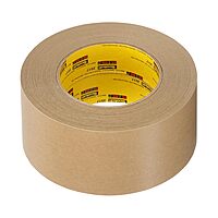 3M Flatback Tape 2517, General Purpose, Kraft Paper Backing, Immediate Initial Tack, Hand Tearable, Removes Easily