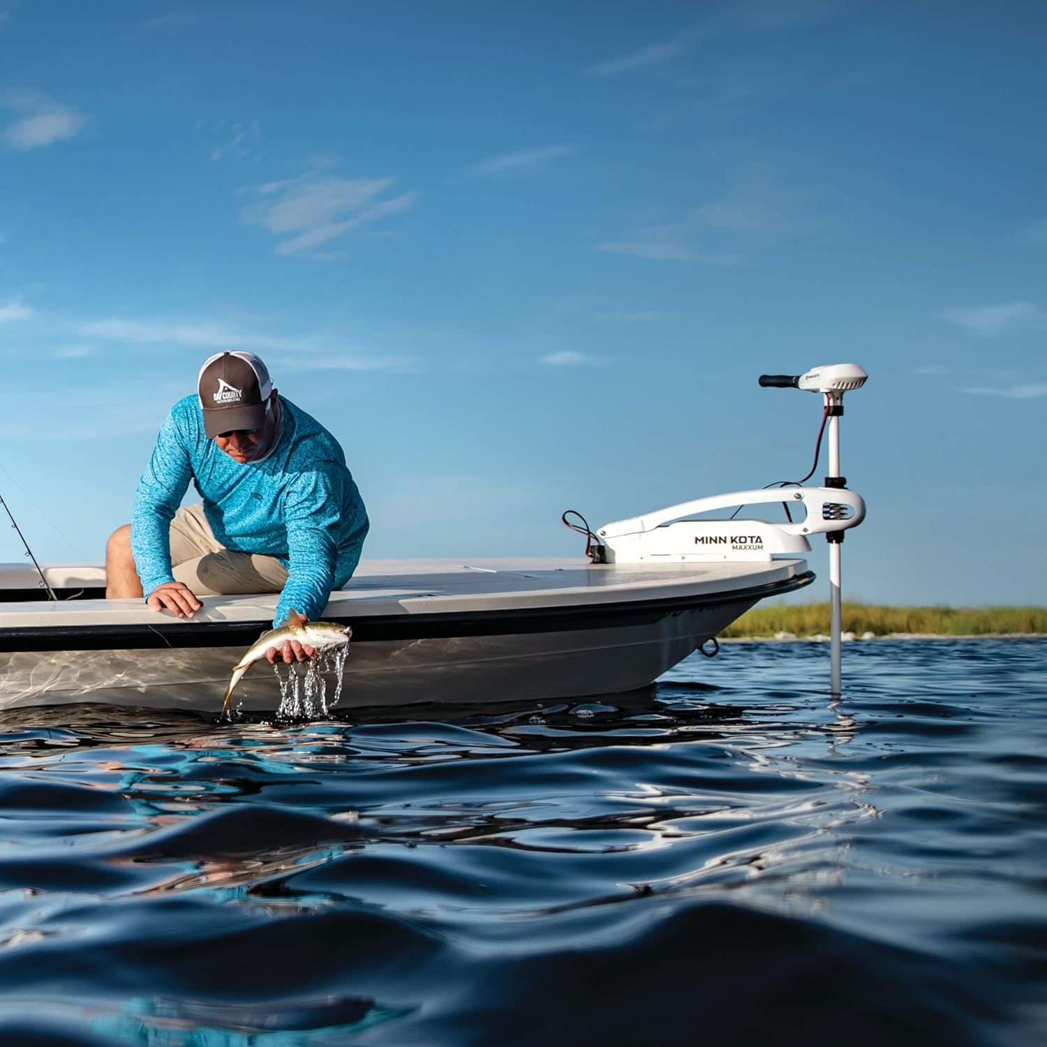 Minn Kota Riptide Maxxum Bow-Mount Electric Trolling Motor, 55 Lb. Thrust, 42 In. Shaft, Saltwater One Size Bow Mount