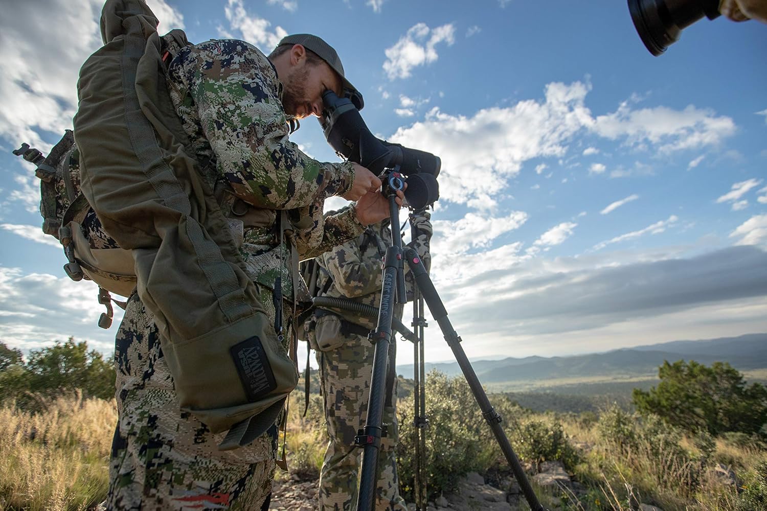 BOG Great Divide Western Tripod with Lightweight Carbon Fiber Construction, Arca-Swiss Compatibility, Retractable Spikes